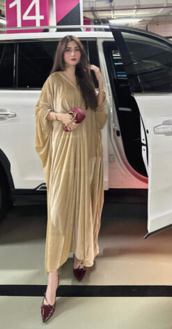 Pearl velvet Kaftan